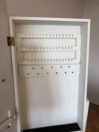 Mueble Joyero Espejo Maison du Monde Blanco