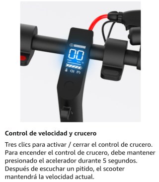 Patinete Eléctrico Hiboy S2 PRO