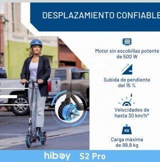 Patinete Eléctrico Hiboy S2 PRO