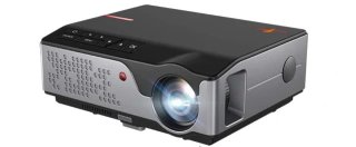 Proyector TV-Cine Negro y Plateado