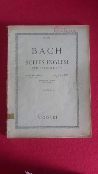 Bach Suites Inglesi Partiture (2 copie)