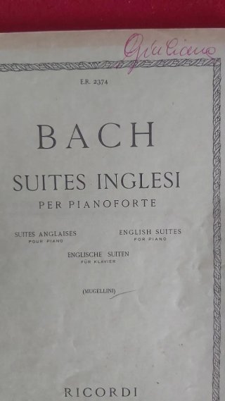 Bach Suites Inglesi Partiture (2 copie)