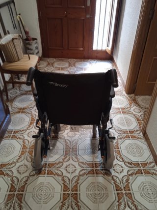 Silla de ruedas.