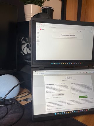 Monitor Doble 15 Pulgadas portatil