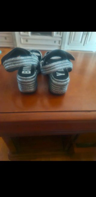 Sandalias Bimba y Lola Plataforma Glitter
