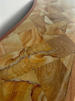 Aparador Bar Piedra, Mimbre y Madera rattan