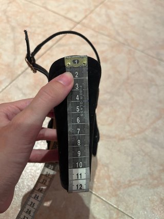 Sandalias de tacón negras