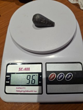 Plomo de pesca 96gr