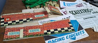 Gran lote Scalextric: pistas, accesorios y coches