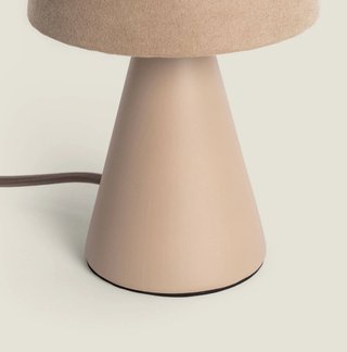 Lámpara mesa cerámica beige Zara Home