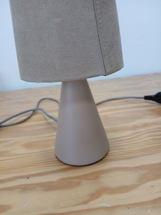 Lámpara mesa cerámica beige Zara Home