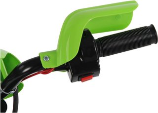 Moto Eléctrica para Niños a Partir de 3 Años, Moto Cross Eléctrica con Ruedas, Batería 6V Velocidad 2.5Km/H, 102 X 53 X 66Cm, Verde