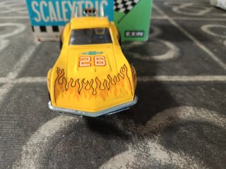 Scalextric Exin Chevrolet Corvette Amarillo