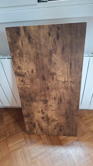 Escritorio madera y hierro