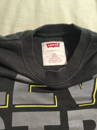 Sudadera Levi's Negra Talla 14