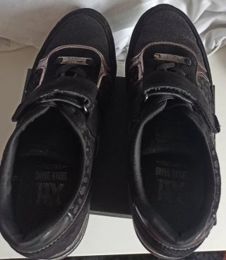 Zapatillas XTi Niña Talla 35 Negras y Plata