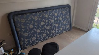 Cabecero Cama Matrimonio Tapizado. GRATIS.