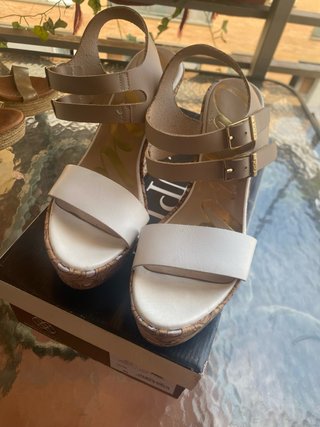 Sandalias Cuña Piel Cuplé Talla 40