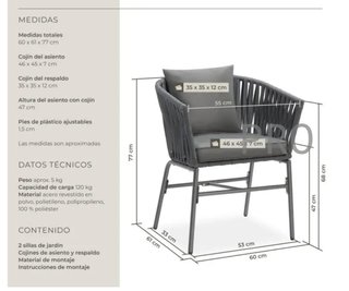 Set di sedie VALEIRAS