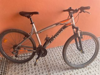 Bicicleta MTB B'TWIN Plata
