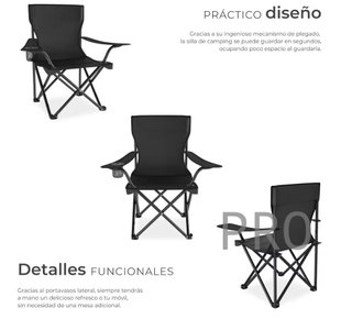 Set sillas plegables