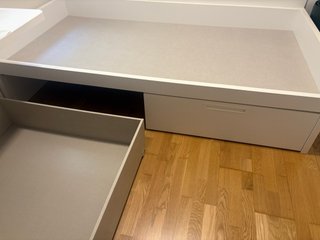 Cama individual con cajones 90cm