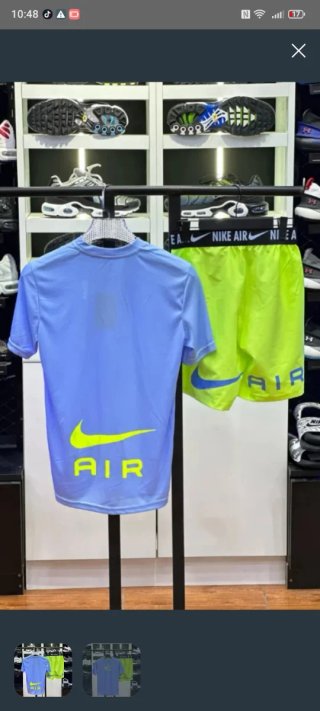 Conjunto Nike Air Chándal Hombre Azul/Verde