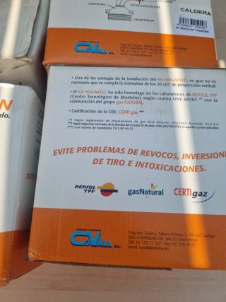 Kit Evacuación Humos HOGARTEC Calderas