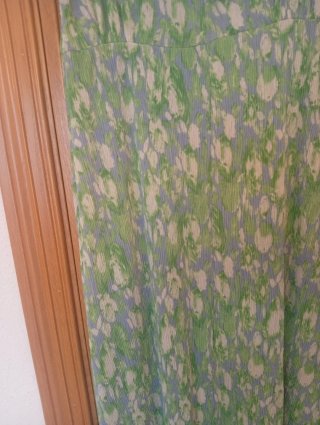 Vestido Mango verde estampado