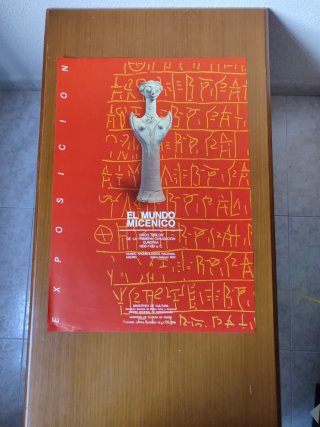 Cartel El Mundo Micénico 1992