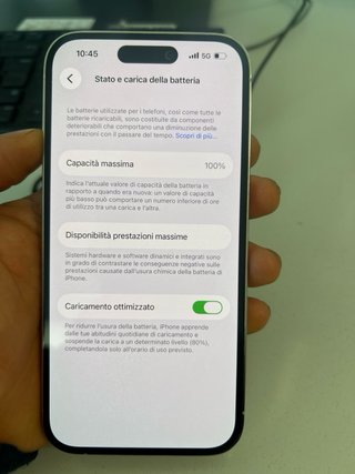 iPhone 14 Pro 256GB Bianco Batteria Nuova