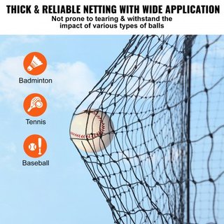 Red de Bateo de Béisbol, Red de Entrenamiento Profesional de Béisbol y Softbol, Red de Jaula de Lanzamiento Portátil para Práctica con Puerta y Bolsa de Transporte, Red de PE Enclosed de Alta Resi...