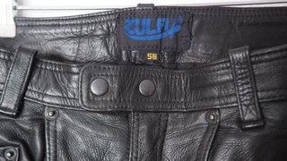 Pantalones Cuero Negro Talla XL