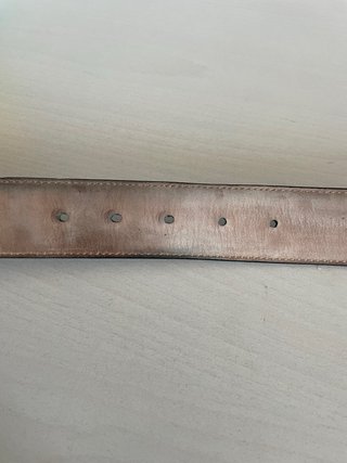 Cintura Gucci con fibbia GG argento