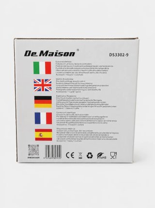 Cuociriso De. Maison con vaporiera- nuovo