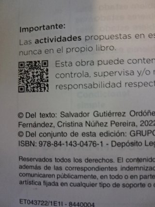 Lengua y literatura 3 ESO