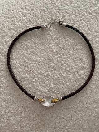 Conjunto collar y pulsera trenzados