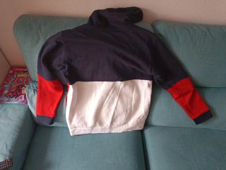 Sudadera Adidas azules roja y blanca L