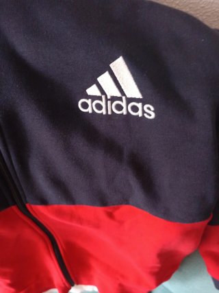 Sudadera Adidas azules roja y blanca L