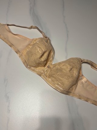Reggiseno pizzo beige 6B