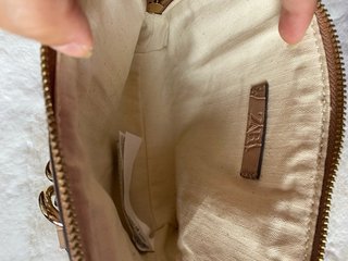 Bolso Zara Beige Cadena Dorada