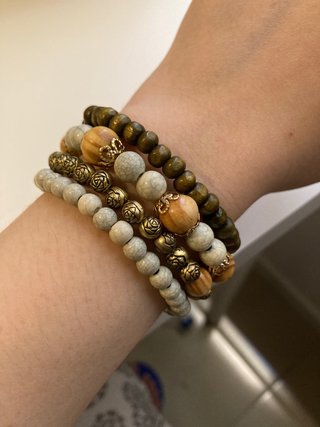 Set di 4 Braccialetti Gioielleria alla Moda
