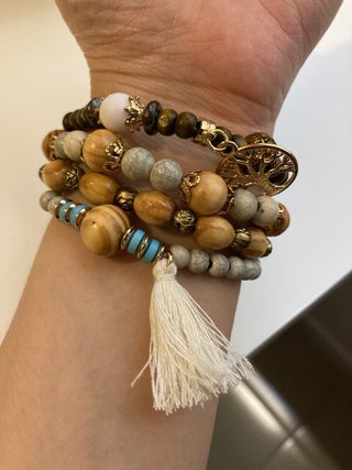 Set di 4 Braccialetti Gioielleria alla Moda