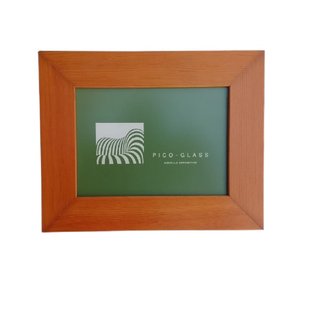 Coppia 2 Cornici PICO-GLASS Legno Chiaro Vintage