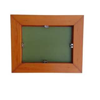 Coppia 2 Cornici PICO-GLASS Legno Chiaro Vintage