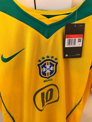 Camiseta Brasil 2004 Nike Talla M