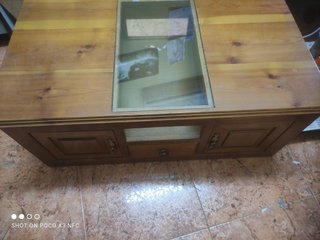 Mueble bajo salón madera maciza nuevo, ebanisteria