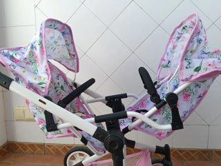 Carro Gemelar Juguete para niños