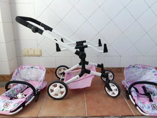 Carro Gemelar Juguete para niños