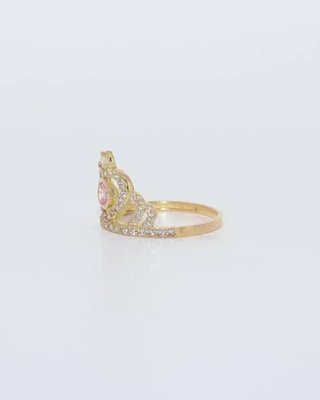 ANILLO CORONA CON CIRCONITAS